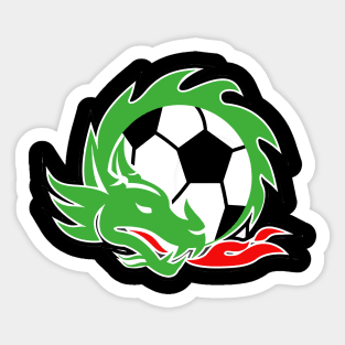 Green Dragons Sticker